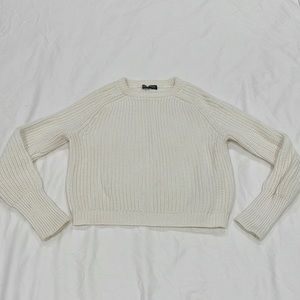 American apparel cropped sweater size S cream off white